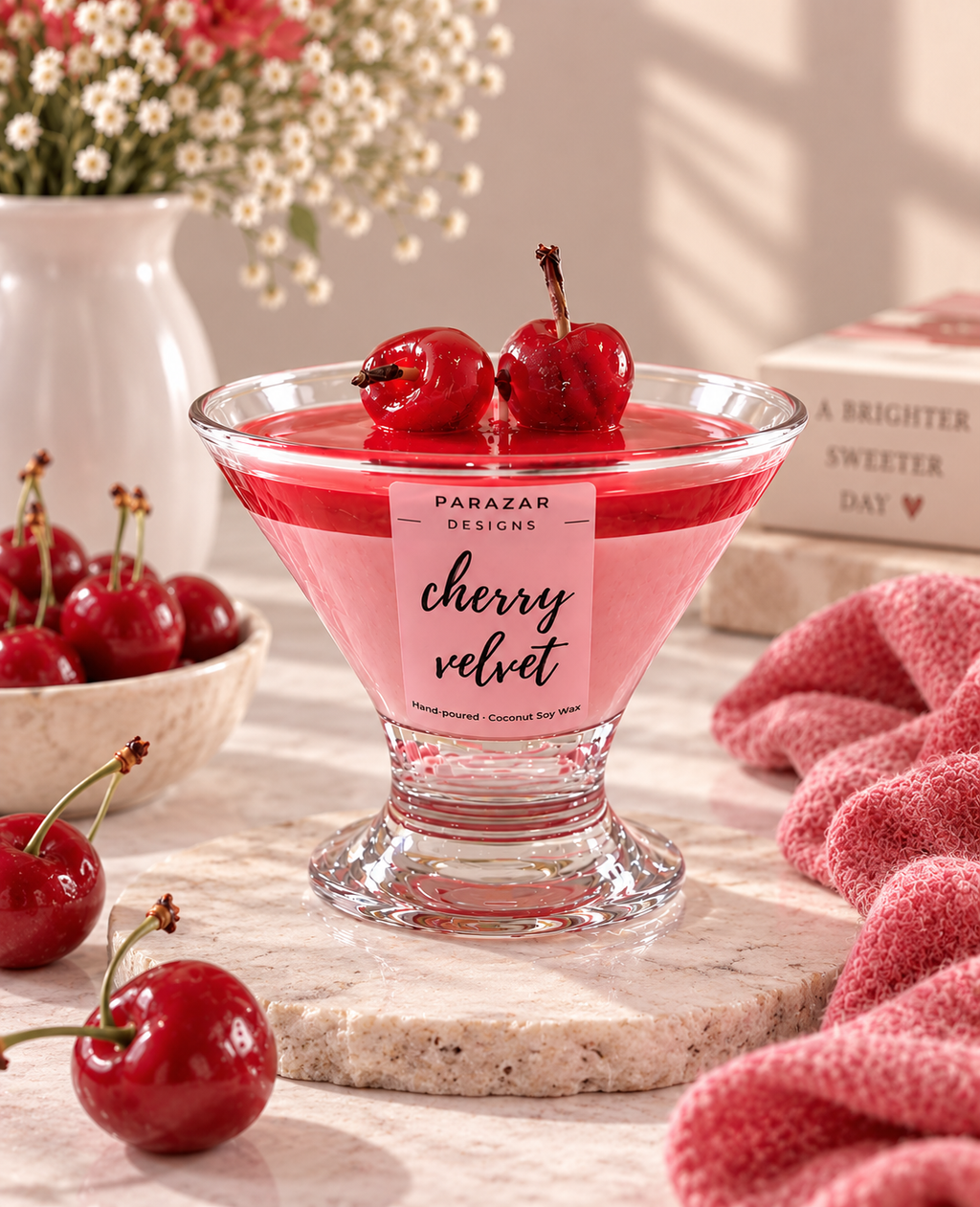 Cherry Velvet Candle