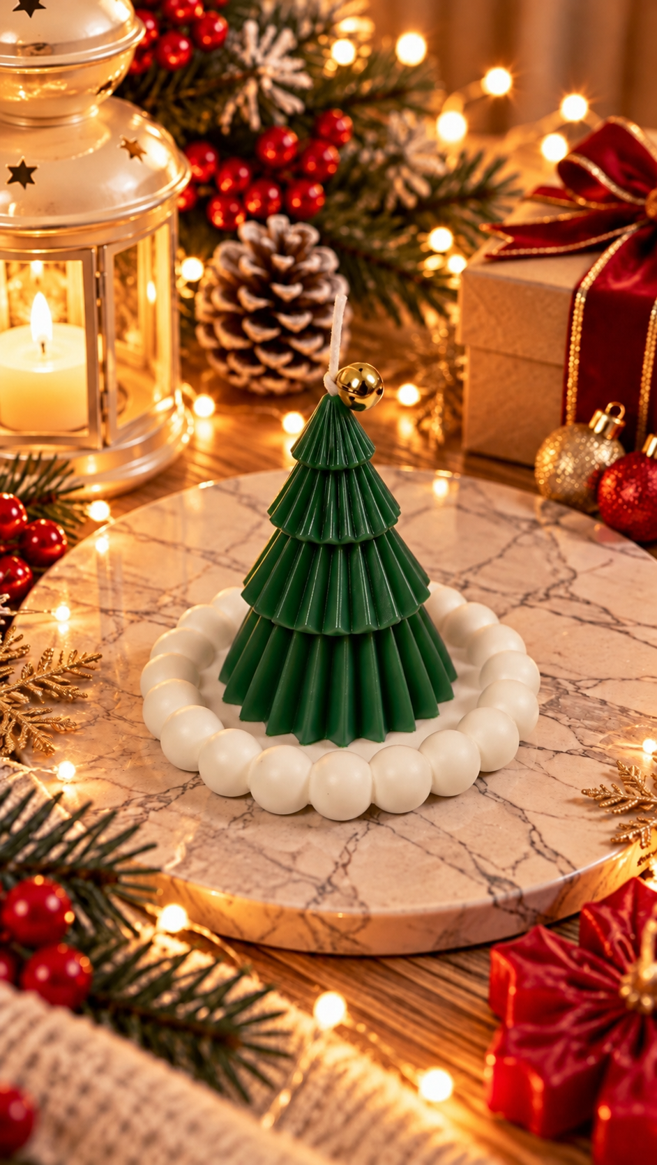 Layered Tree Candle