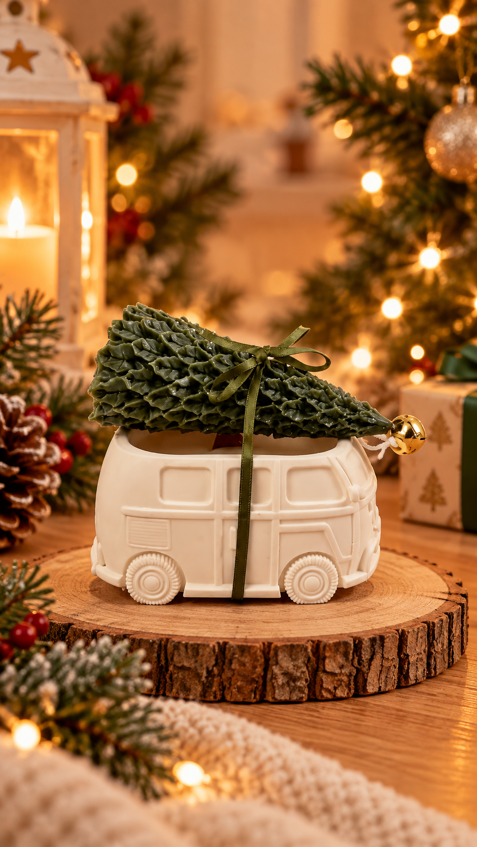 Christmas Camper Candle