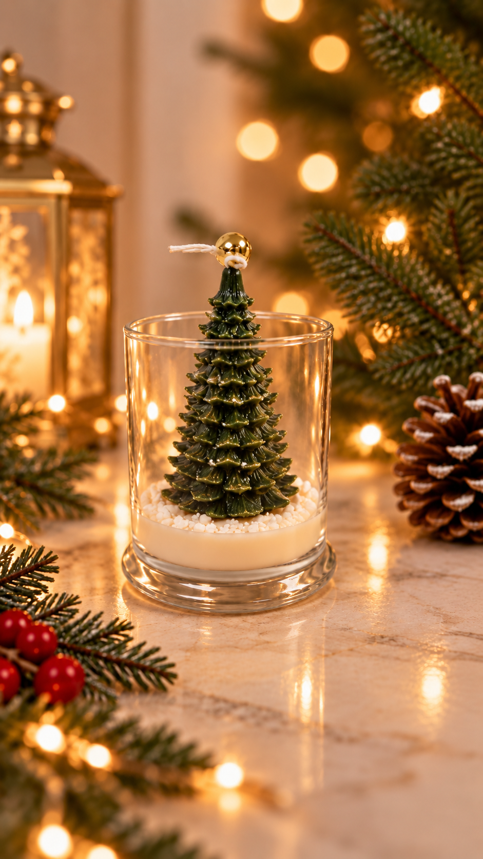 Christmas Forest Candle