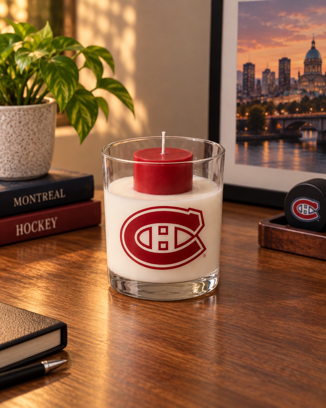 Canadiens Candle
