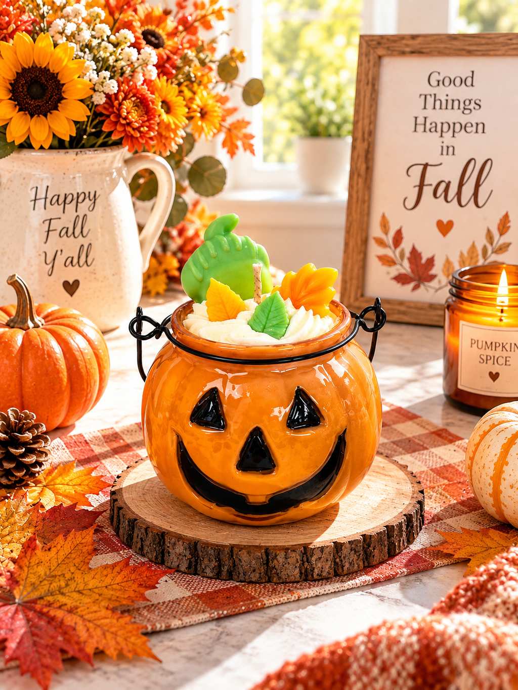 Jack-O’-Lantern Candle