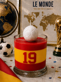 Spain Football Candle
