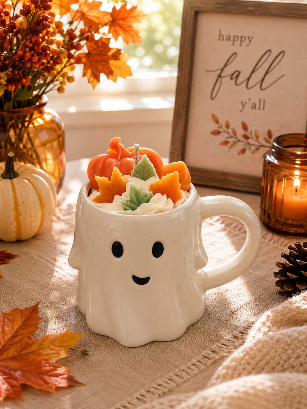 Cute Ghost Candle