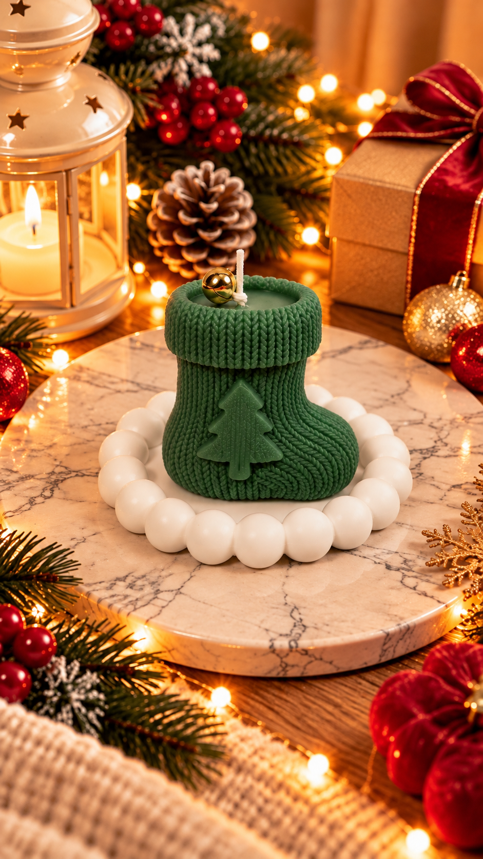 Christmas Stocking Candle