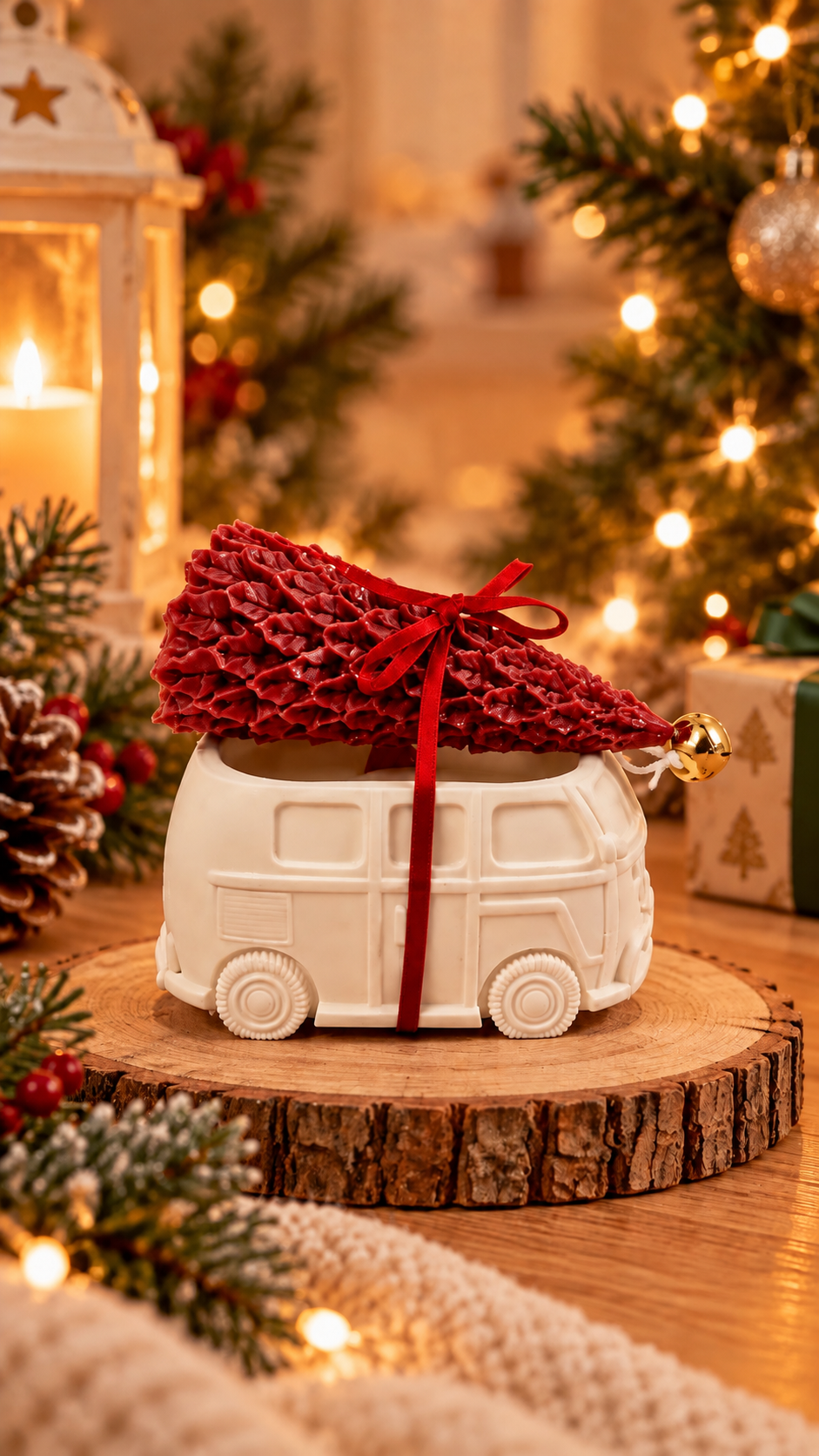 Christmas Camper Candle