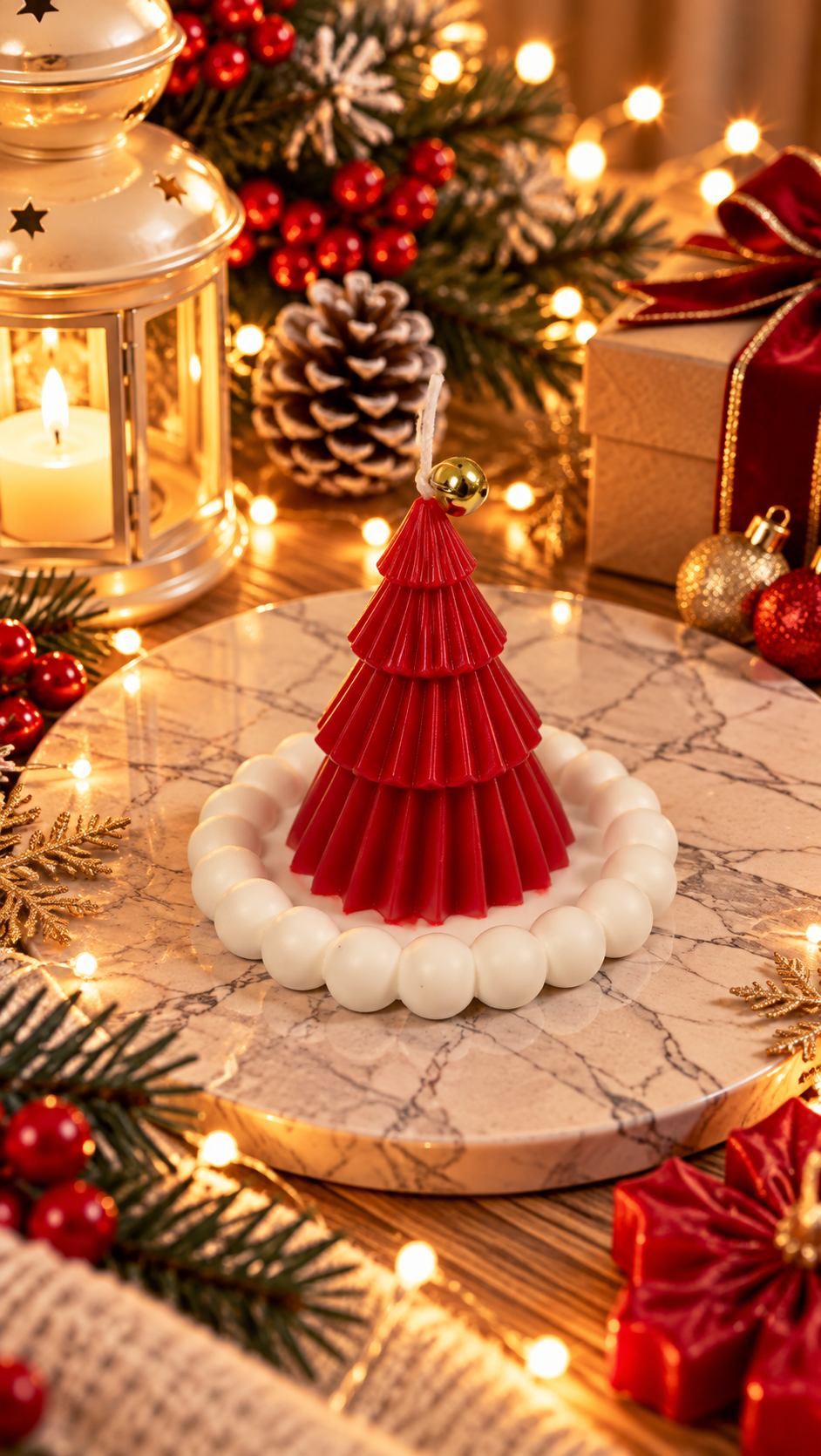 Layered Tree Candle