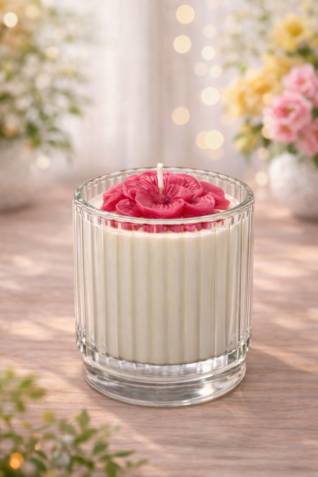 Blossom Glass Candle