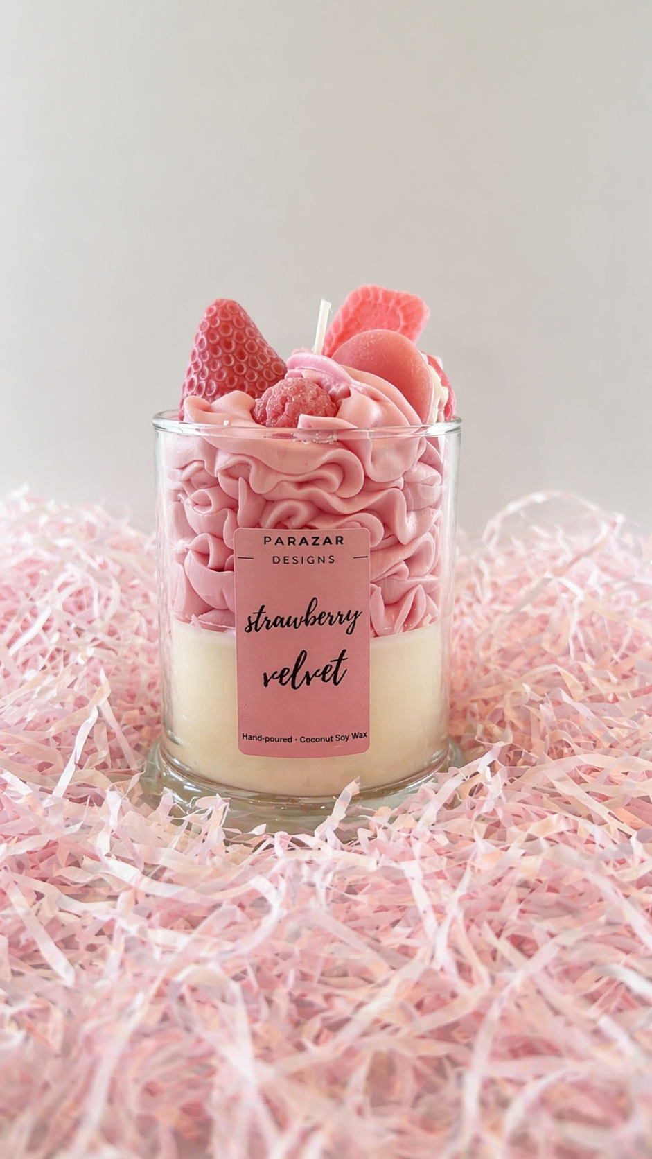 Strawberry Velvet Candle