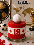 Canada Football Candle