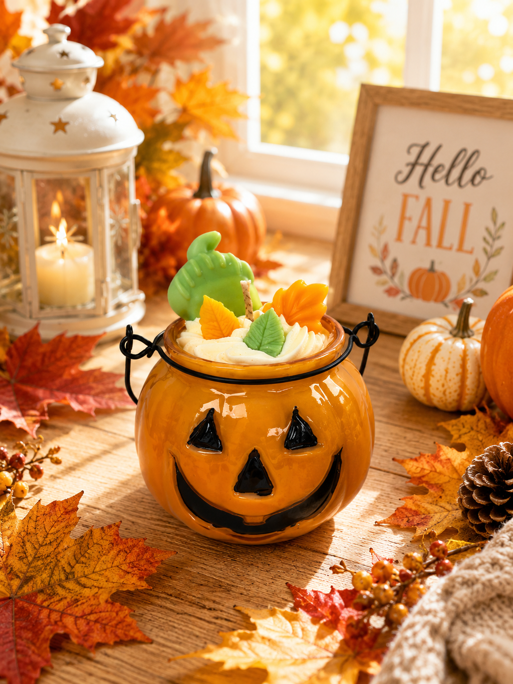 Jack-O’-Lantern Candle