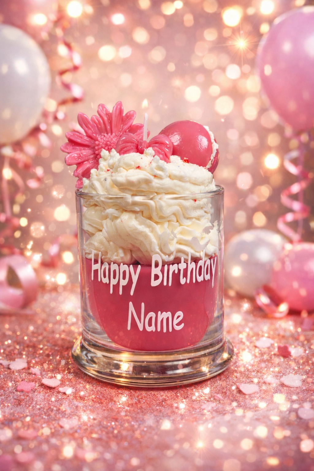 Personalized Name Candle.
