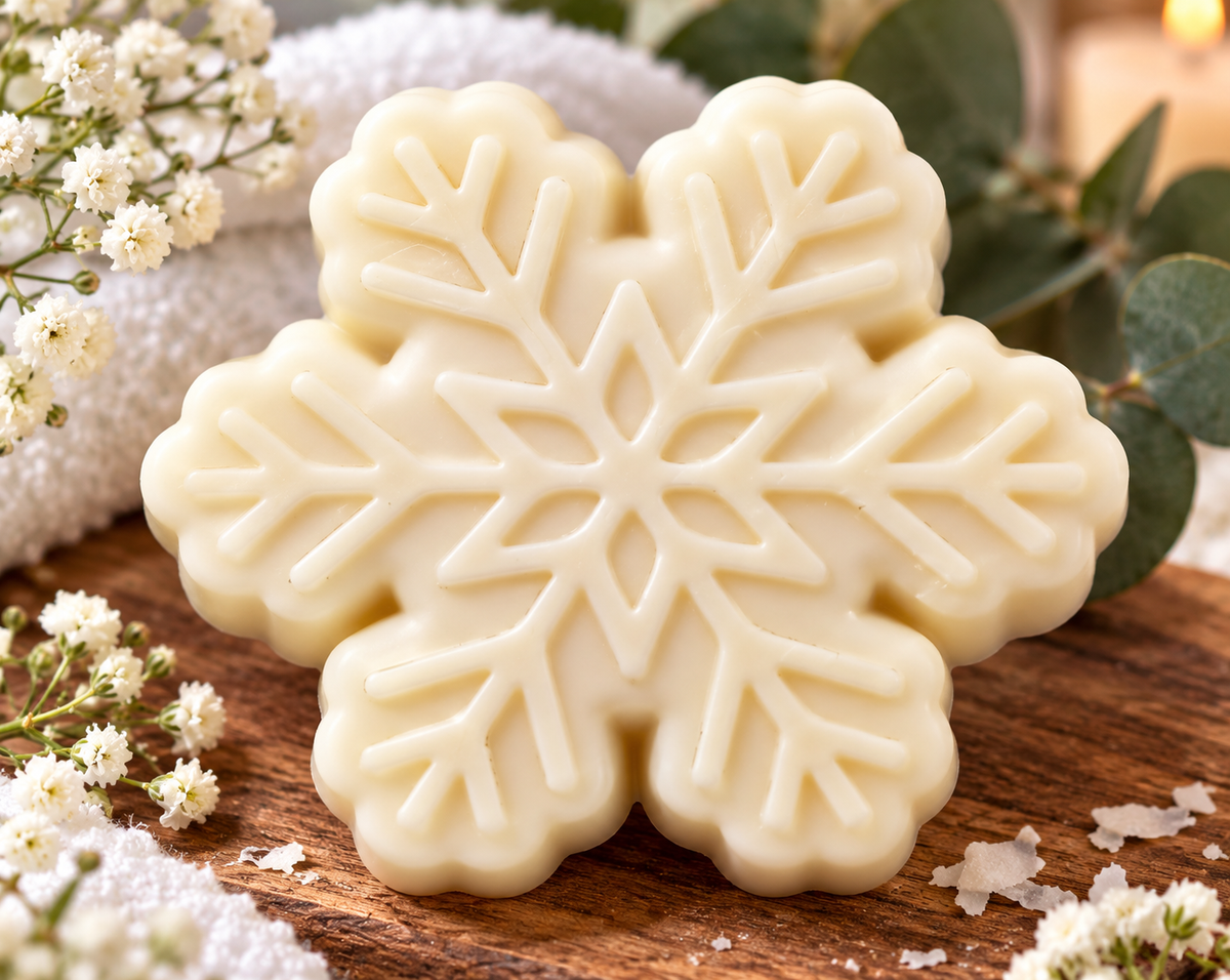 Christmas Snowflake Soap