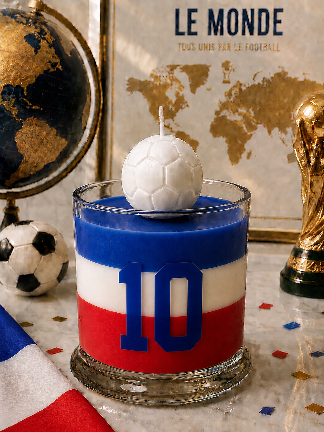 France Football Candle