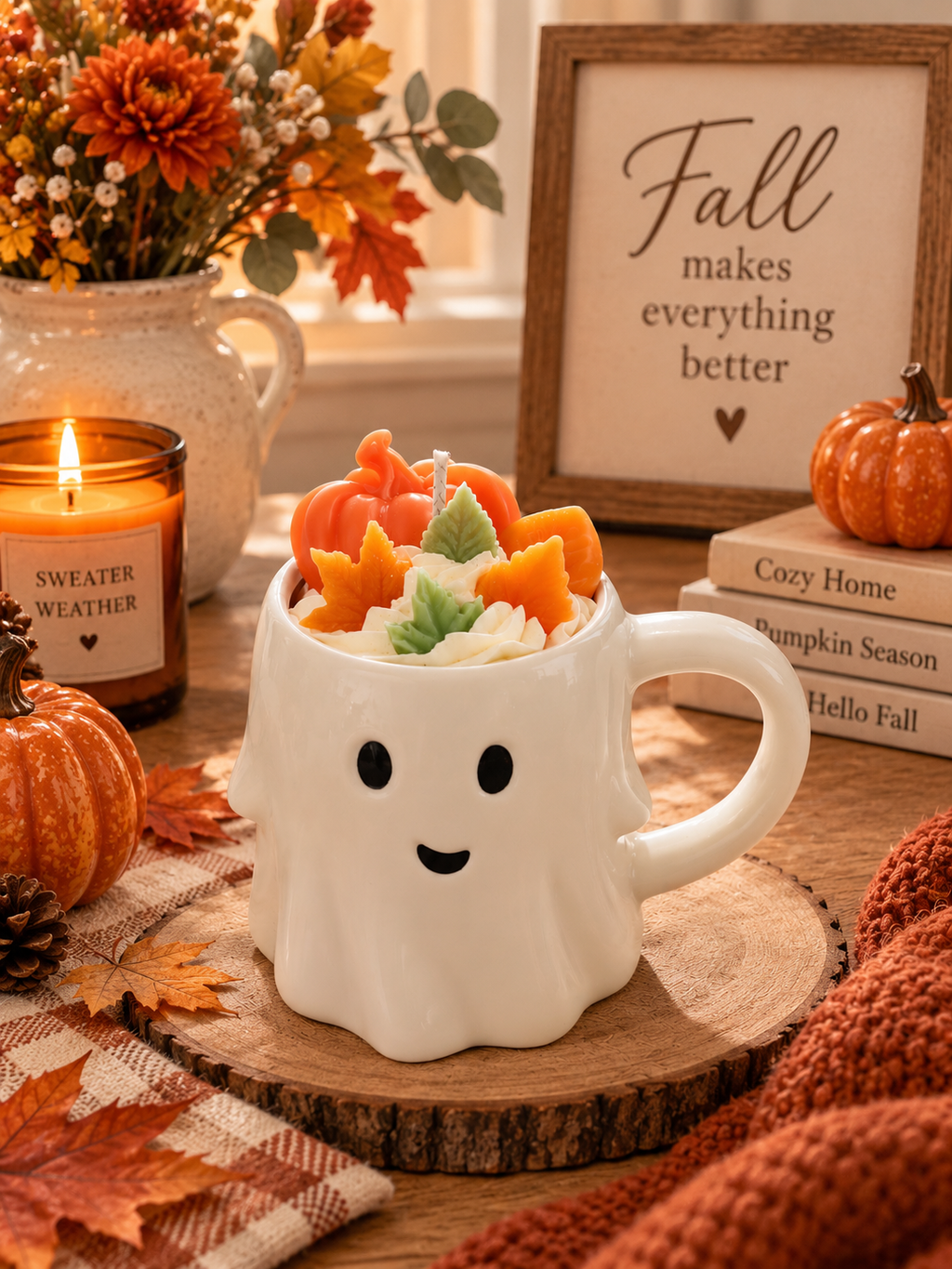Cute Ghost Candle