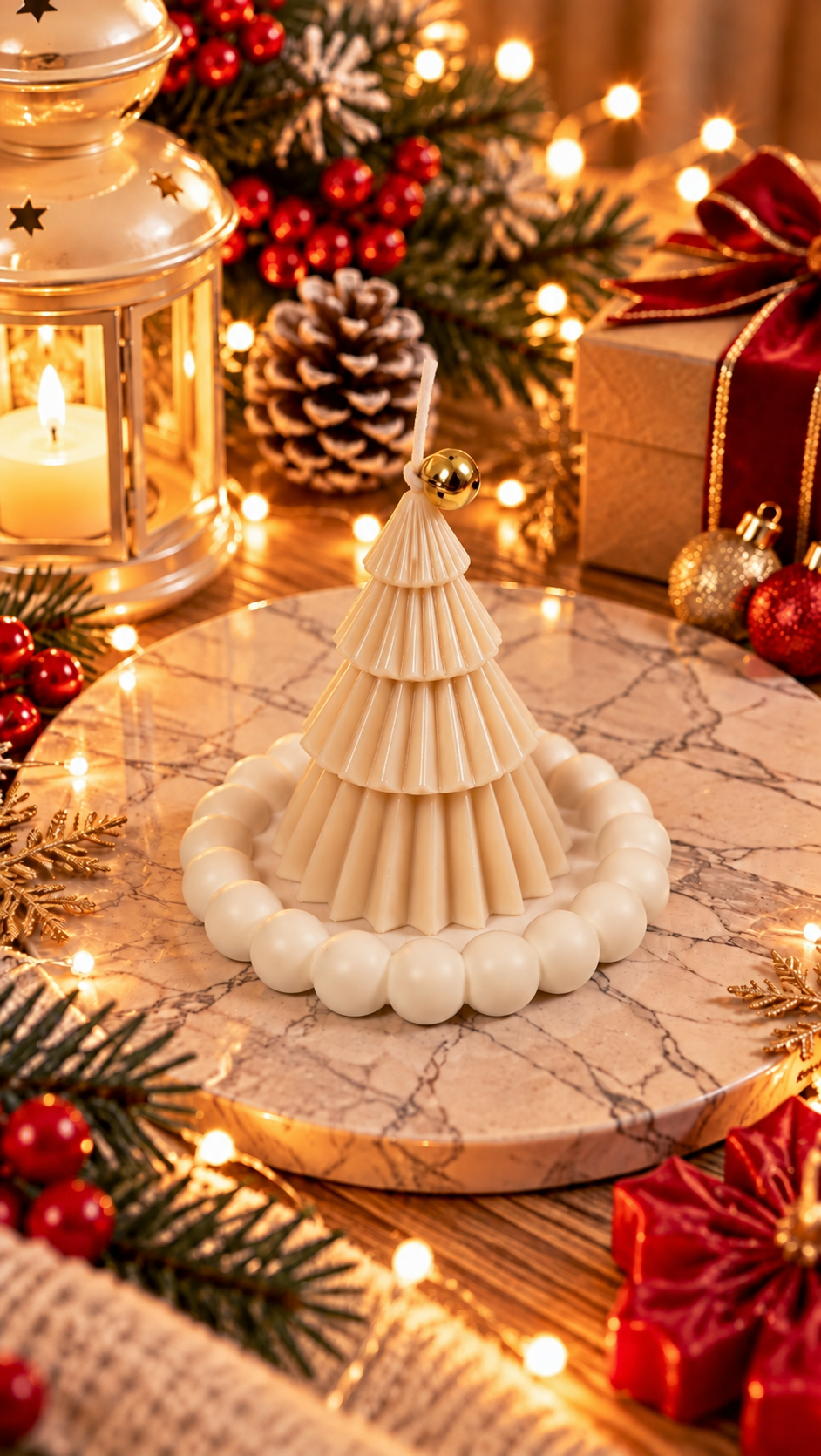 Layered Tree Candle