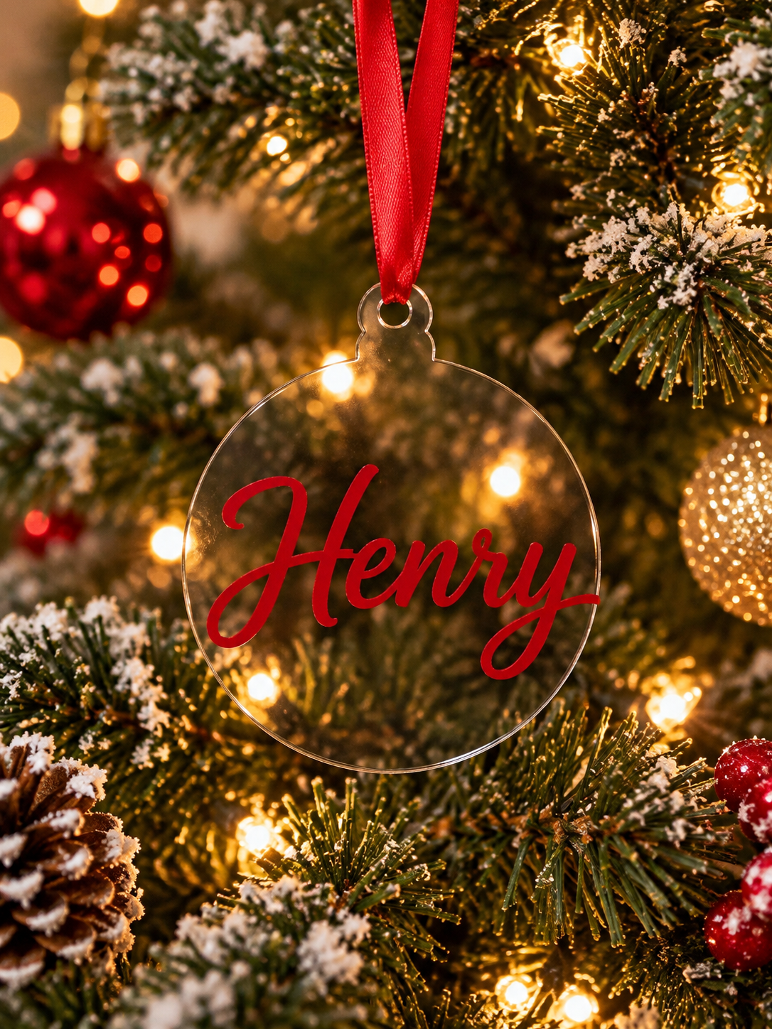 Personalized Christmas Tree Ornament