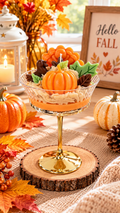 Golden Pumpkin Candle