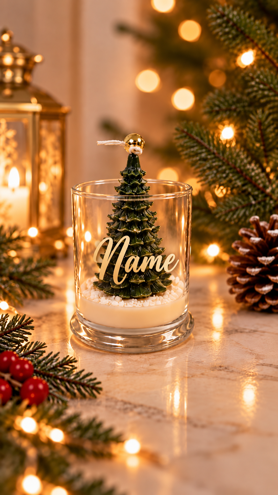 Christmas Forest Candle