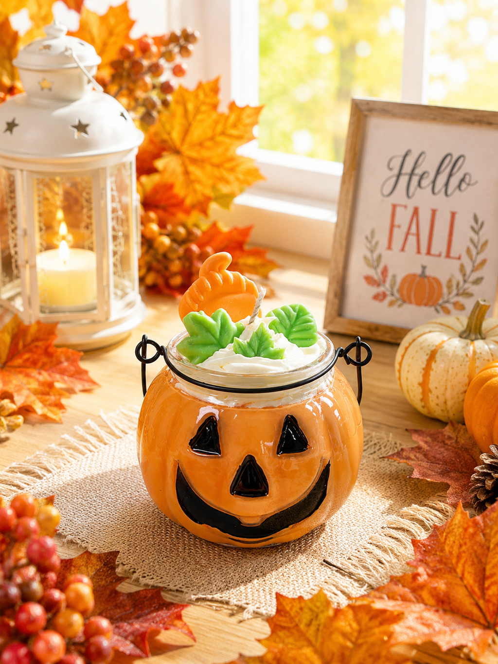 Fall Pumpkin Candle
