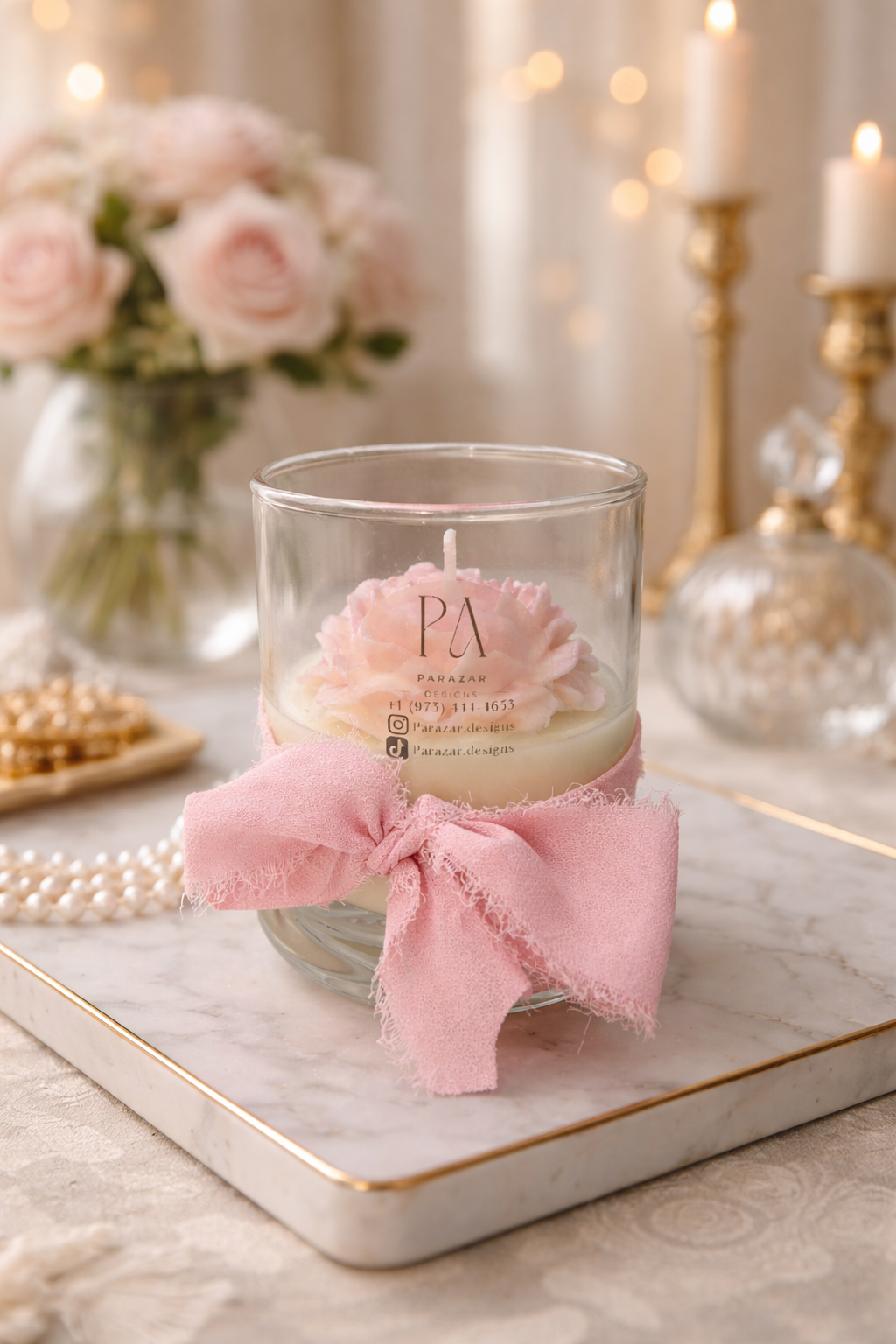 Blush Bloom Candle