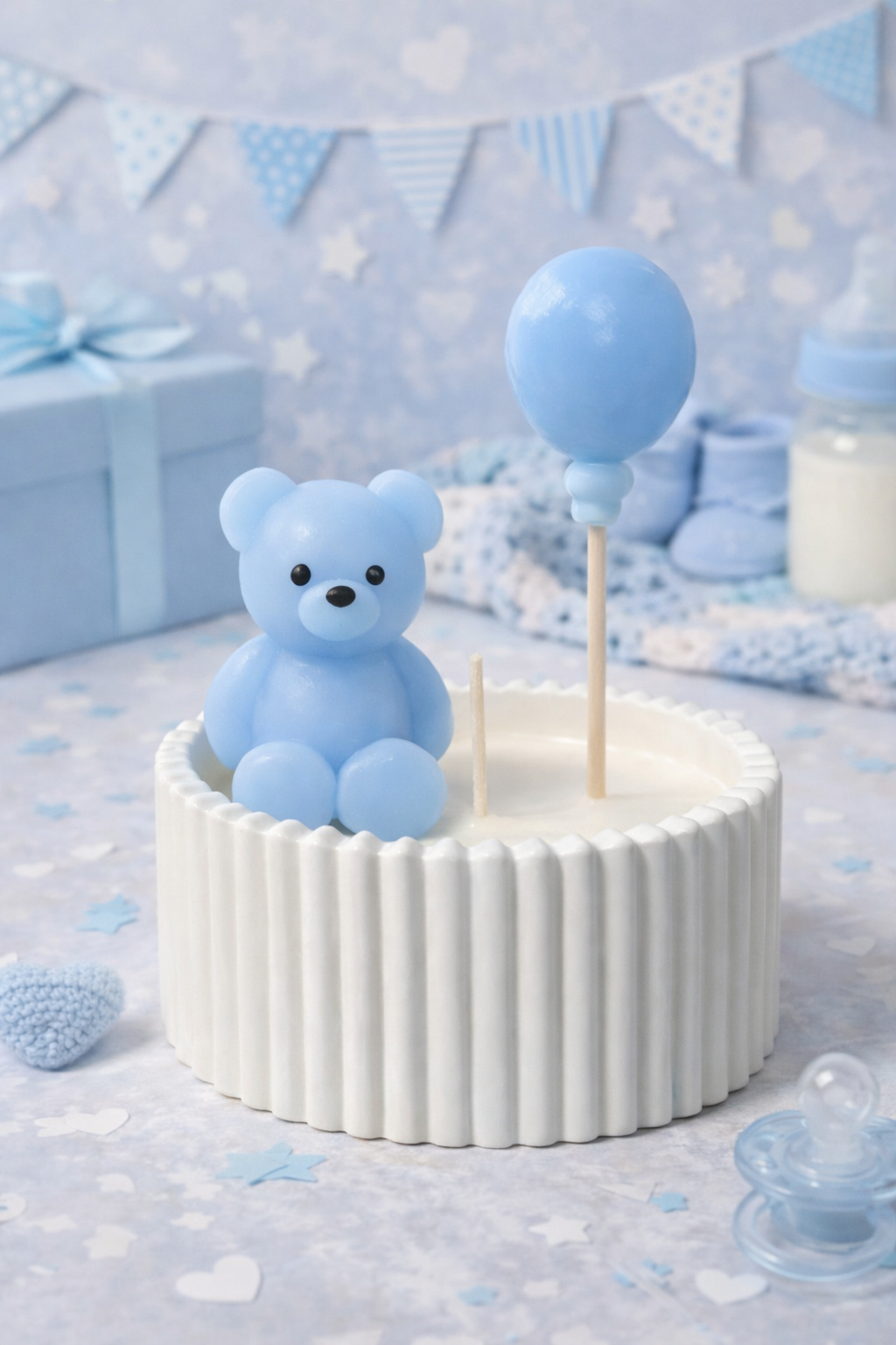 Teddy Bear Candle Favor