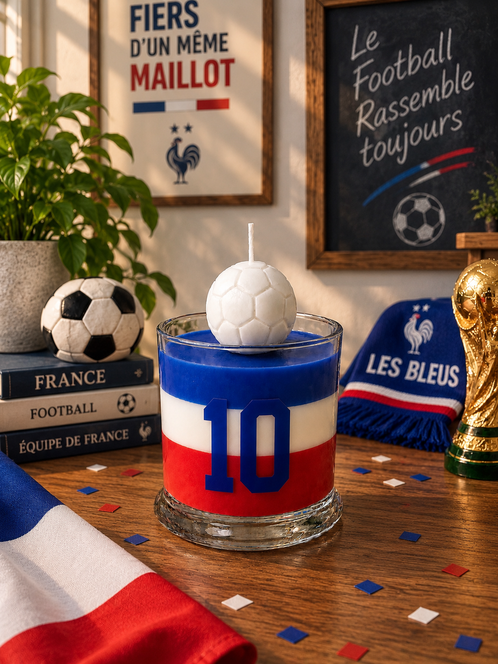 France Football Candle