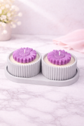 Flower Candle - Gray Base Set